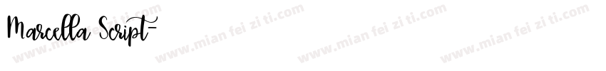 Marcella Script字体转换